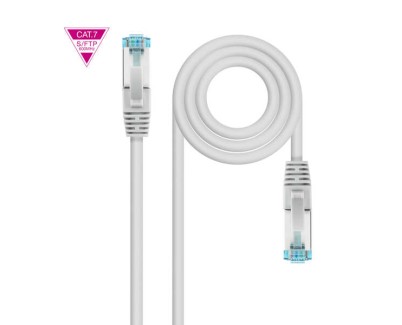Nanocable Cable Red Latigui Cat.7 LSZH SFTP PIMF AWG26 1.5m - Color Gris