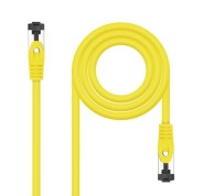 Nanocable Cable Red Latiguillo Cat.8.1 2Ghz LSZH SSTP AWG26 - Longitud 2m - Color Amarillo