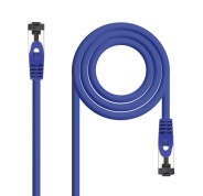 Nanocable Cable Red Latiguillo Cat.8.1 2Ghz LSZH SSTP AWG26 - Longitud 2m - Color Azul