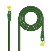 Nanocable Cable Red Latiguillo LSZH Cat.6A SFTP AWG26 25cm - Color Verde