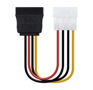 Nanocable Cable SATA Alimentacion 5.25\" Molex 4pin Macho a SATA Hembra OEM 0.16m