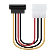 Nanocable Cable SATA Alimentacion Acodado 5.25\" Molex 4pin Macho a SATA Hembra OEM 0.16m