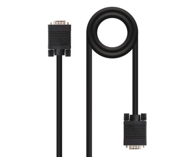 Nanocable Cable SVGA HDB15 Macho a HDB15 Macho 3m - Color Negro