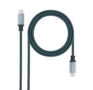 Nanocable Cable USB 3.1 Gen2 5A USB-C/M-USB-C/M 1m - Color Negro