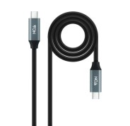Nanocable Cable USB 3.2 Gen2x2 100W 4K/60Hz USB-C M/M - Longitud 3m - Color Negro