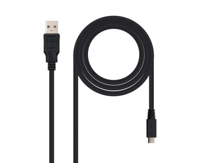 Nanocable Cable USB-A 2.0 Macho a Micro-USB Macho 3m