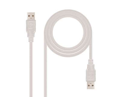 Nanocable Cable USB-A 2.0 Macho a USB-A Macho 1m