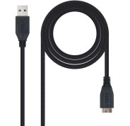 Nanocable Cable USB-A 3.0 Macho a Micro-USB 3.0 Macho 2m