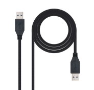 Nanocable Cable USB-A 3.0 Macho a USB-A Macho 1m