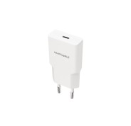 Nanocable Cargador de Pared USB-C/PD 25W - Color Blanco