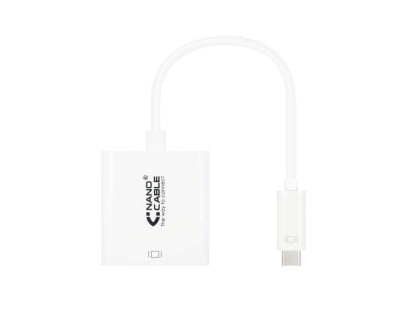 Nanocable Conversor USB-C A HDMI 4K - 15 CM - Color Blanco
