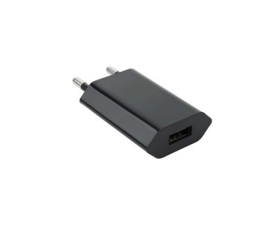 Nanocable Mini Cargador de Red USB 5V - Color Negro