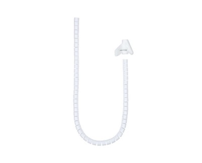Nanocable Organizador de Cables Flexible 25mm - Longitud 2m - Color Blanco
