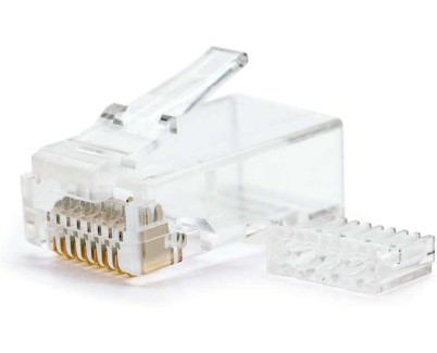 Nanocable Pack de 10 Conectores RJ45 8 Hilos Cat.6 - Color Transparente