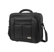 Natec Boxer Maletin para Portatiles de 17,3\" - Sistema Anti-Impactos - Resistente a la Abrasion - Gran Capacidad - Color Negro