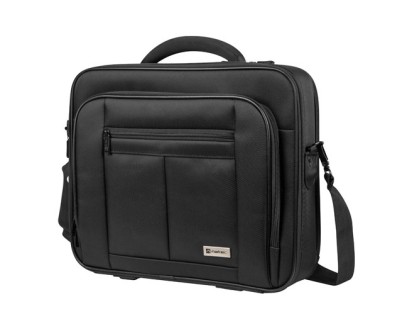 Natec Boxer Maletin para Portatiles de 17,3\" - Sistema Anti-Impactos - Resistente a la Abrasion - Gran Capacidad - Color Negro