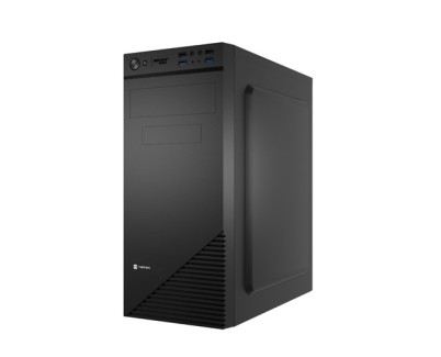 Natec Cabassu G2 Caja Midi Tower Micro-ATX/ATX/Mini-ITX - Lector de Tarjetas, 2xUSB 3.0 y 2xUSB2.0 y 2xMiniJack - Compatible Kensington Lock - Color Negro