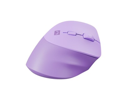 Natec Crake 2 Raton Optico Vertical Inalambrico - 2.400 dpi - Bluetooth + 2,4Ghz - 6 Botones - Color Lavanda