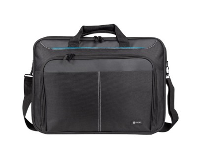 Natec Doberman Maletin para Portatiles de 17.3\" - Sistema Anti-Impactos - Resistente a la Abrasion - Gran Capacidad - Color Negro