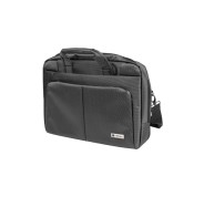 Natec Gazelle Maletin para Portatiles de 15,6\" - Multiples Bolsillos - Resistente a Salpicaduras - Gran Capacidad - Color Gris