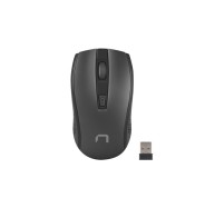 Natec Jay 2 Raton Optico Inalambrico - 1600 dpi - 2,4 Ghz - Adaptador USB - 4 Botones - Color Negro