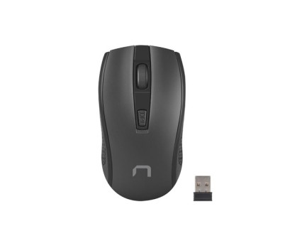 Natec Jay 2 Raton Optico Inalambrico - 1600 dpi - 2,4 Ghz - Adaptador USB - 4 Botones - Color Negro