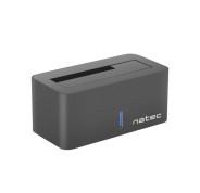 Natec Kangaroo Caja Externa para Discos HDD/SSD - Compatible 2,5\" y 3,5\" SATA - USB 3.0 - Color Negro
