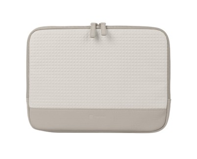 Natec Mussel 2 Funda par Portatiles de 14.1\" - Resistente a Salpicaduras y Humedad - Delgada y Resistente - Color Beige