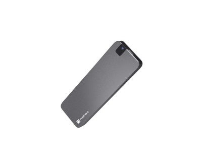 Natec Rhino M.2  Caja Externa para Discos SSD M.2 - NVME/PCIe - USB-C 3.2 - Compatible con Discos de Hasta 10TB - Color Aluminio
