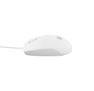 Natec Ruff 2 Raton Optico - 1000 dpi - Cable de 1,5 mtrs - 3 Botones - Color Blanco