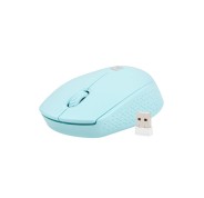 Natec Stork Raton Optico Inalambrico - 1600 dpi - Adaptador USB - 3 Botones - Color Azul