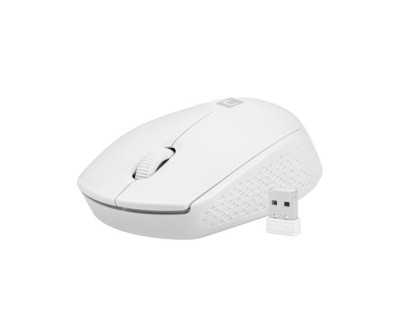 Natec Stork Raton Optico Inalambrico - 1600 dpi - Adaptador USB - 3 Botones - Color Blanco