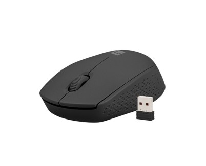 Natec Stork Raton Optico Inalambrico - 1600 dpi - Adaptador USB - 3 Botones - Color Negro