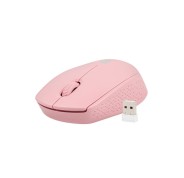 Natec Stork Raton Optico Inalambrico - 1600 dpi - Adaptador USB - 3 Botones - Color Rosa