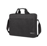 Natec Wallaroo 2 Maletin para Portatiles de 15.6\" + Raton Inalambrico, 2 en 1 -  Raton 1600Dpi Ergonomico - Color Negro