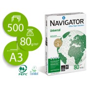 Navigator Papel A3 80gr 297x420mm (500 Hojas) Blanco