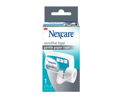 Nexcare Sensitive Esparadrapo - 25mm x 5m - Color Blanco
