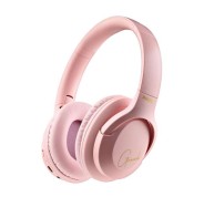 NGS Artica Greed Auriculares Bluetooth 5.1 con Microfono - Diadema Ajustable - Almohadillas Acolchadas - Autonomia hasta 46h - Manos Libres - Color Rosa