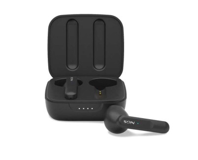 NGS Artica Move Black Auriculares Intrauditivos Bluetooth 5.3 TWS - Manos Libres - Asistente de Voz - Autonomia hasta 7h - Base de Carga - Color Negro