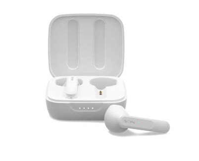 NGS Artica Move White Auriculares Intrauditivos Bluetooth 5.3 TWS - Manos Libres - Asistente de Voz - Autonomia hasta 7h - Base de Carga - Color Blanco