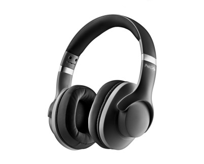 NGS Artica Storm Auriculares Bluetooth - Bateria Extraible - Cancelacion Activa de Ruido - Autonomia hasta 45h - Color Negro