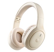 NGS Artica Tempest Auriculares Bluetooth 6.0 - Bateria Extraible - Plegable - Autonomia hasta 80h - Color Beige