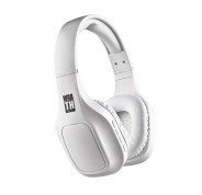 NGS Artica Wrath Auriculares Bluetooth 5.1 con Microfono - Diadema Ajustable - Almohadillas Acolchadas - Autonomia hasta 12h - Manos Libres - Color Blanco