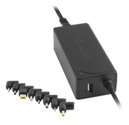 NGS Cargador Universal Automatico para Portatil 45W - 8 Adaptadores - 1x USB - Indicadores LED