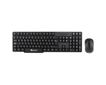 NGS Euphoria Kit Pack Teclado Inalambrico USB Portugues + Raton Inalambrico USB 1200dpi 3 Botones - Uso Ambidiestro