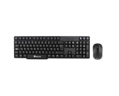 NGS Euphoria Kit Pack Teclado Inalambrico USB + Raton Inalambrico USB 1200dpi 3 Botones - Uso Ambidiestro