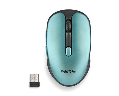 NGS Evo Rust Ice Raton Inalambrico USB 1600dpi - 5 Botones - Recargable - Uso Diestro