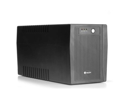 NGS Fortress 2000 V2 SAI 1500VA UPS 900W - Tecnologia Off Line - Funcion AVR - 4x Schukos - Proteccion Sobrecargas y Cortocircuitos