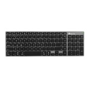 NGS Fortune-BT Teclado Multidispositivo Inalambrico USB Bluetooth - Silencioso - Teclas X-Type - Bateria Recargable