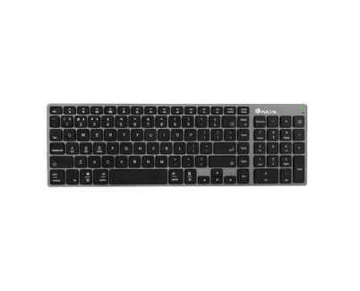 NGS Fortune-BT Teclado Multidispositivo Inalambrico USB Bluetooth - Silencioso - Teclas X-Type - Bateria Recargable